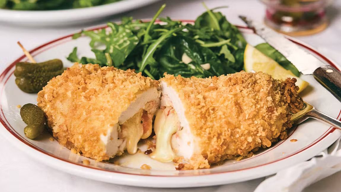 Crispy Baked Chicken Cordon Bleu