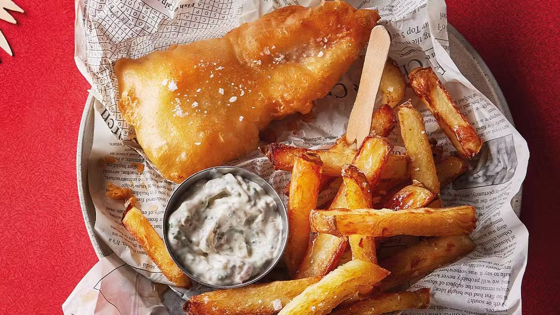 Ultimate Homemade Fish and Chips with Miso Tartare Sauce