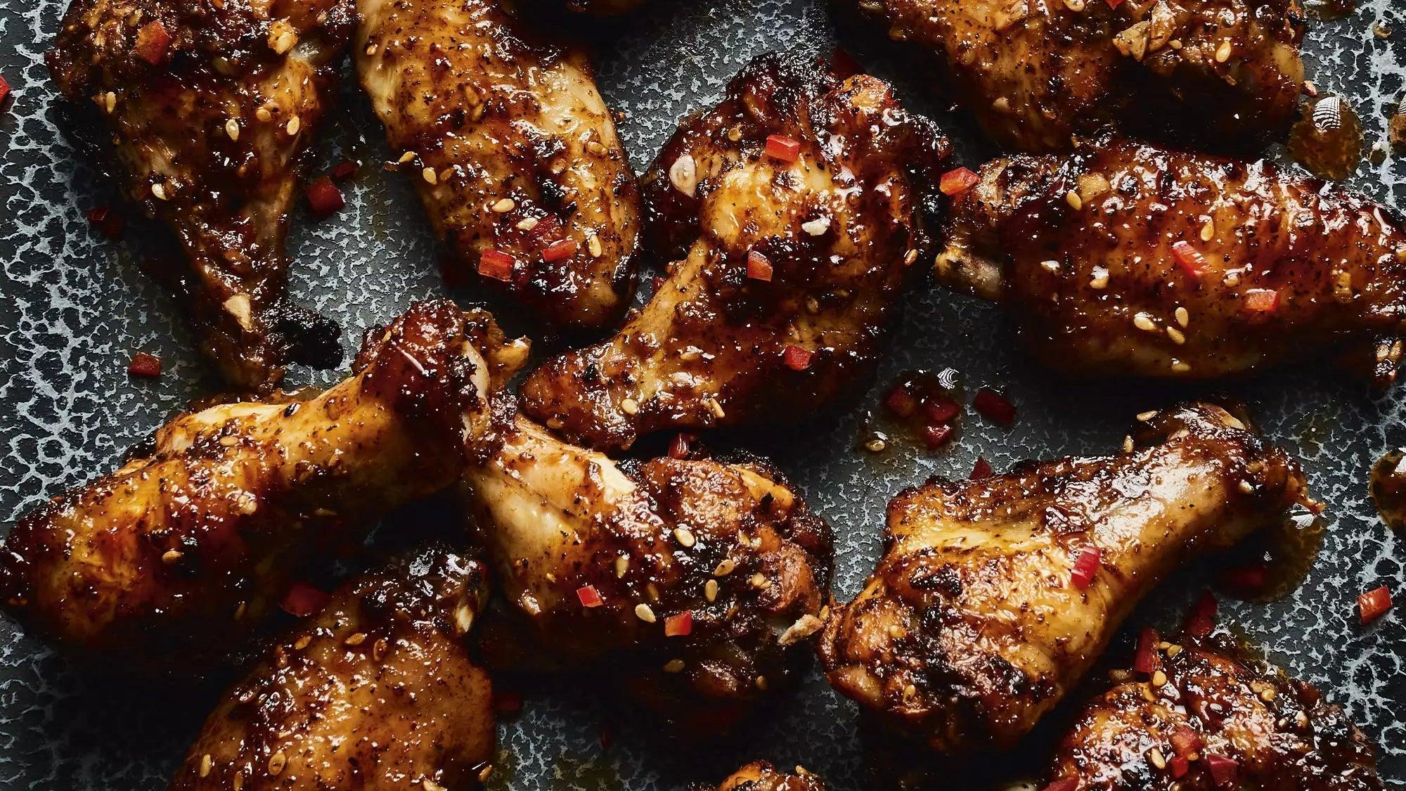 Honey & Za'atar Chicken Wings Recipe - LemonSalt