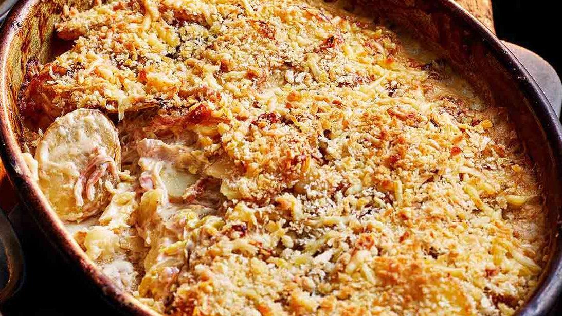 Potato & Ham Hock Gratin Recipe: Comfort Food at Its Finest