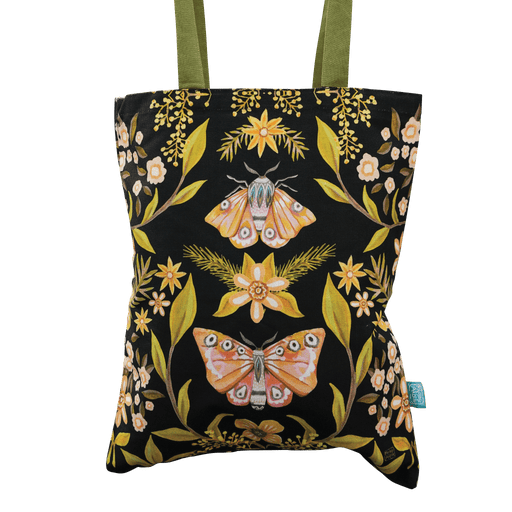 Allen Design Tote Bag - Black Moth | {{ collection.title }}
