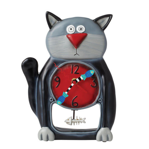 Allen Designs Black Kitty Wall Clock | {{ collection.title }}