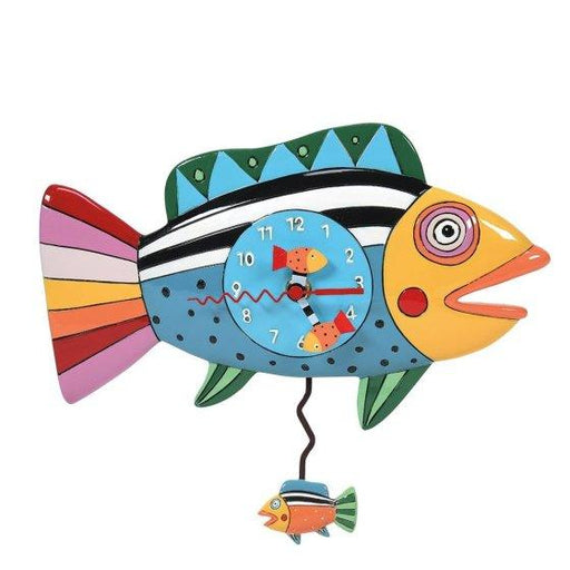 Allen Designs Rainbow Fish Wall Clock | {{ collection.title }}