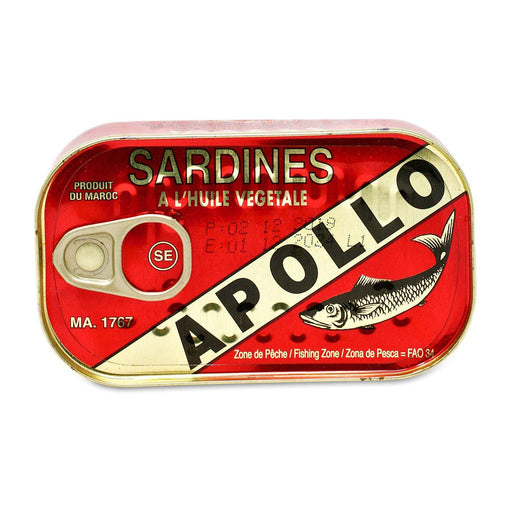 Apollo Sardines in Vetagable Oil (125g) | {{ collection.title }}