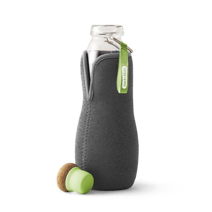 Black+Blum Glass Charcoal Filter Water Bottle 650ml - Lime | {{ collection.title }}