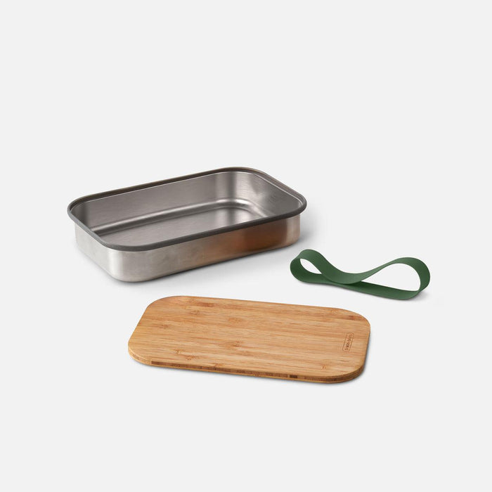 Black+Blum Stainless Steel Sandwich Box with Bamboo Lid (900ml) - Assorted | {{ collection.title }}