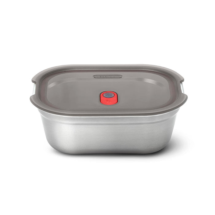 Black+Blum Steel Food Box Grey/Red - Assorted | {{ collection.title }}
