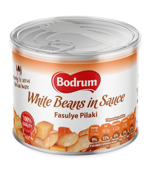 Bodrum R.M. White Beans in Tomato Sauce (400g) | {{ collection.title }}