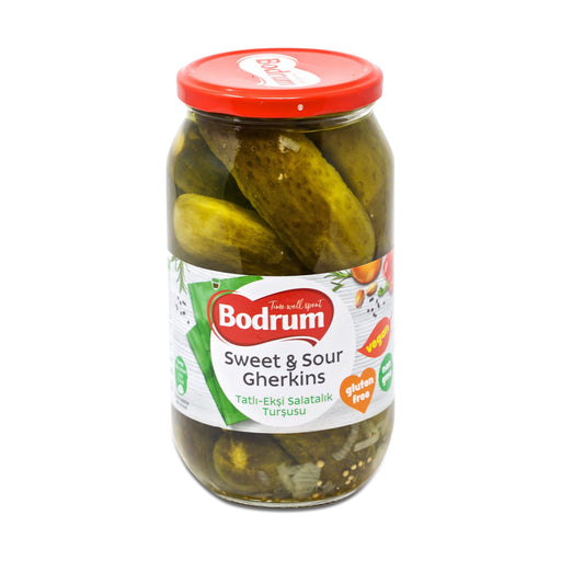 Bodrum Sweet & Sour Gherkins (950g) | {{ collection.title }}