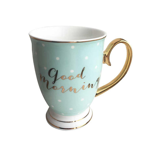 Bombay Duck Good Morning Mug Mint With White Spots | {{ collection.title }}