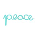 Bombay Duck Peace Rope Word Aqua | {{ collection.title }}