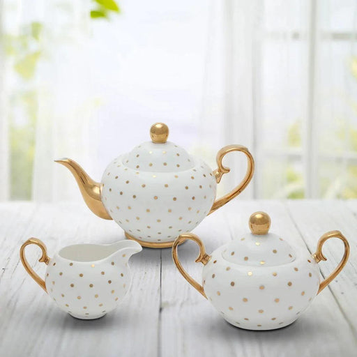 Bombay Duck - White and Gold - Tea Set | {{ collection.title }}