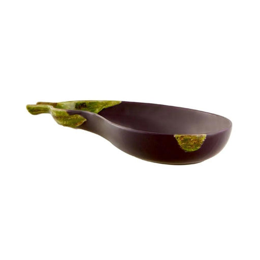 Bordallo Pinheiro Aubergine (Beringela) Salad Bowl (26cm) | {{ collection.title }}
