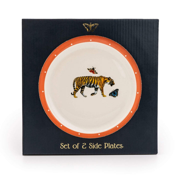 Candlelight Tiger Peach Side Plate - Set of 2 | {{ collection.title }}