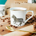 Candlelight Zebra Mug with Gold Rim | {{ collection.title }}