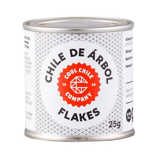Cool Chile De Arbol Flakes In Tin (25g) | {{ collection.title }}