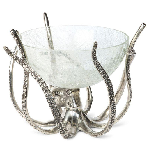 Culinary Concepts Octopus Stand and Crackle Glass Bowl | {{ collection.title }}