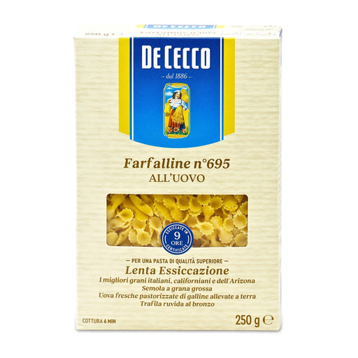 De Cecco Farfalline All'uovo (Butterfly Pasta) | {{ collection.title }}