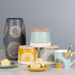 DMD Artisan Flower Yellow Canister with Bamboo Lid | {{ collection.title }}