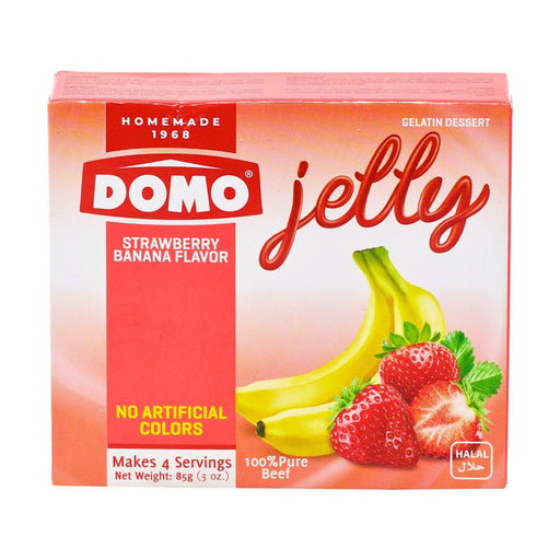 Domo Strawberry & Banana Flavour Jelly (85g) | {{ collection.title }}