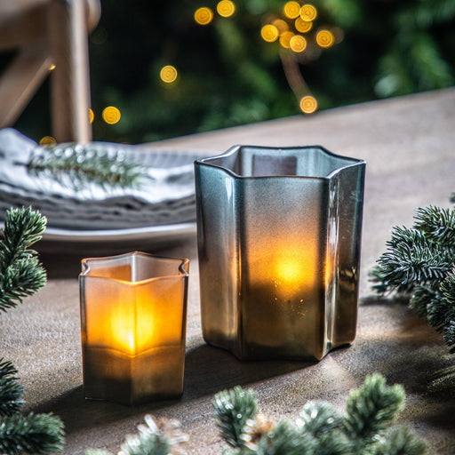Gallery Large Staar Votive Grey Gold Colour | {{ collection.title }}