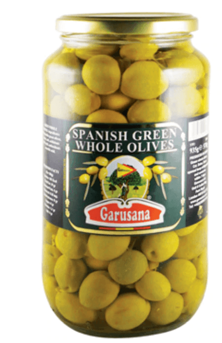 Garusana Spanish Green Whole Olives (935g) | {{ collection.title }}