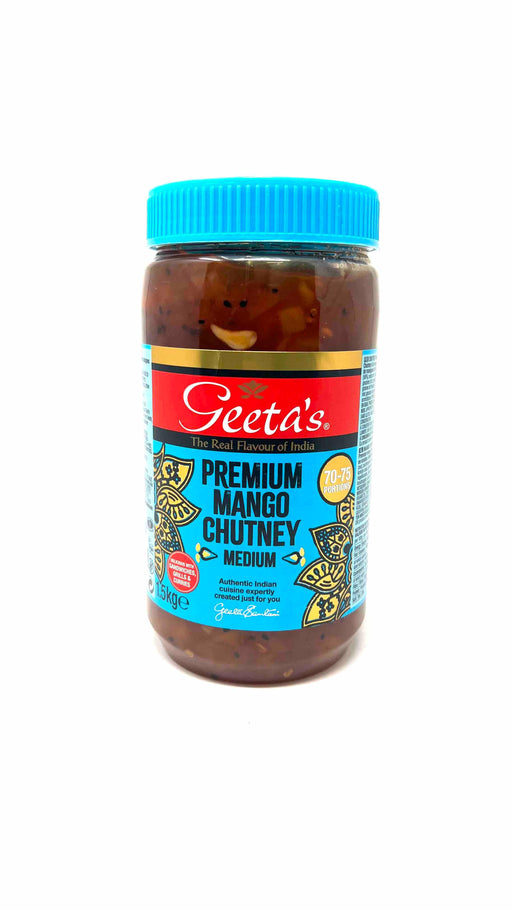 Geeta's Premium Mango Chutney - Medium (1.5kg) | {{ collection.title }}