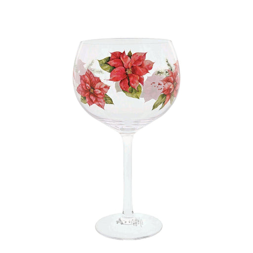 Ginology Red Poinsettia Copa Gin Glass | {{ collection.title }}