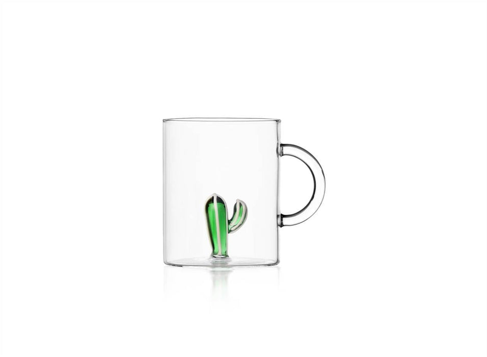 Ichendorf Milano Green Cactus Glass Mug (450ml) | {{ collection.title }}