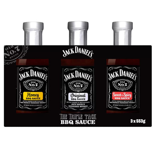 Jack Daniel's BBQ Sauce Variety Pack (3x553g) | {{ collection.title }}