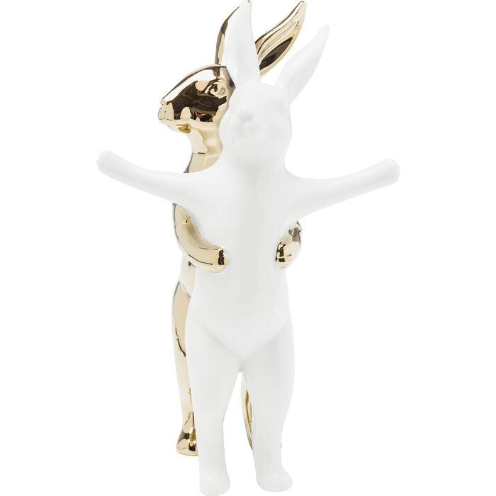 Kare Design - Deco Figurine Hugging Rabbits Medium | {{ collection.title }}