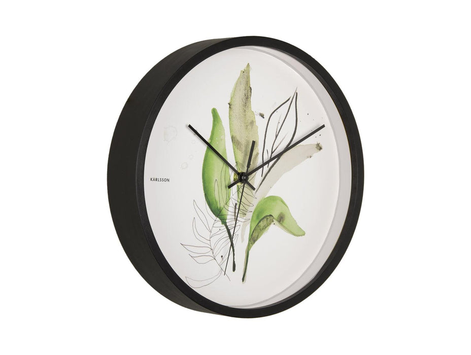 Karlsson Botanical Leaves Wall Clock | {{ collection.title }}
