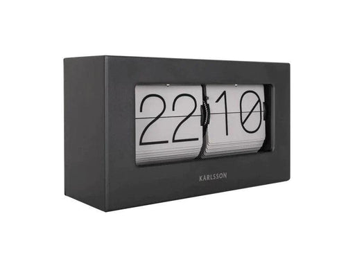 Karlsson Flip Boxed Clock - Warm Grey | {{ collection.title }}