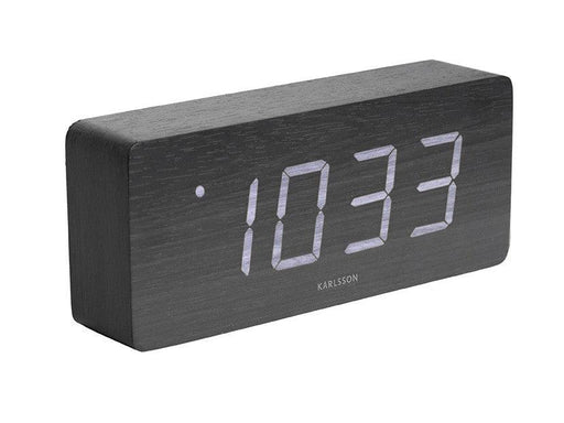 Karlsson Tube Alarm Clock - Black | {{ collection.title }}
