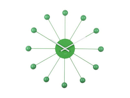 Karlsson Wall Clock Funky Spider - Bright Green | {{ collection.title }}
