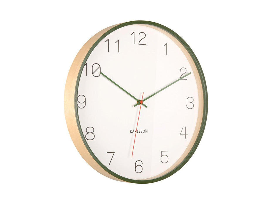 Karlsson Wall Clock Joy - Dark Green | {{ collection.title }}