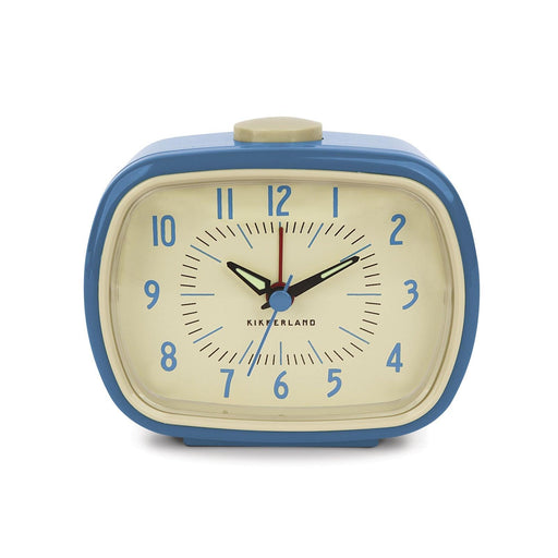 Kikkerland Retro Alarm Clock - Blue | {{ collection.title }}