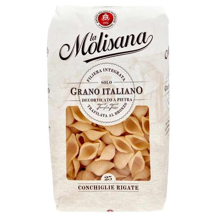 La Molisana Conchiglie Rigate Pasta Nº25 (500g) | {{ collection.title }}