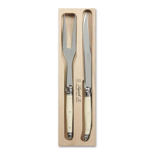 Laguiole Carving Set - Ivory White | {{ collection.title }}