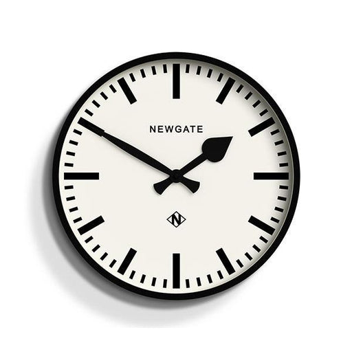 Newgate Railway Wall Clock - Black | {{ collection.title }}