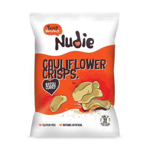 Nudie Snacks Katsu Curry Cauliflower Crisps (20g) | {{ collection.title }}