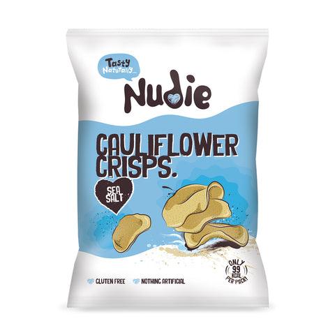 Nudie Snacks Sea Salt Cauliflower Crisps (20g) | {{ collection.title }}