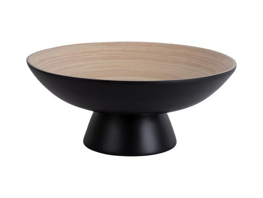 Present Time Fruit Bowl Puro Bamboo Black | {{ collection.title }}