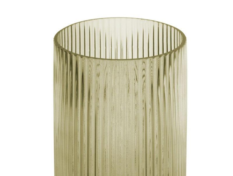 Present Time Large Allure Straight Vase - Moss green | {{ collection.title }}