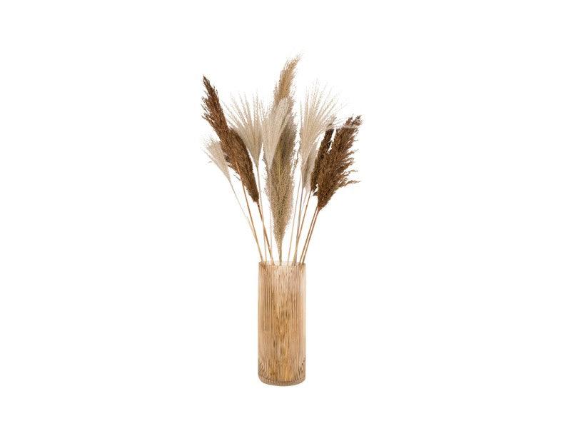 Present Time Large Allure Straight Vase - Sand Brown | {{ collection.title }}