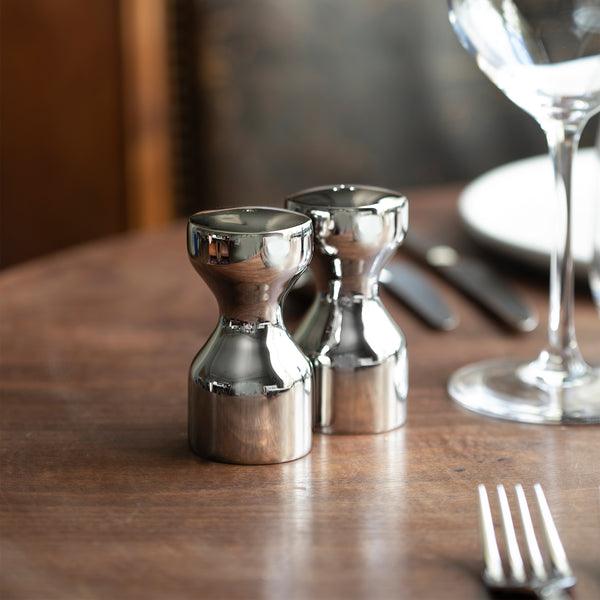Robert Welch Limbrey Bright Salt & Pepper Shakers Set (Stainless Steel Base) | {{ collection.title }}