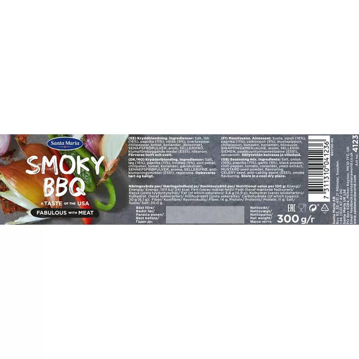 Santa Maria Smoky BBQ Spice Mix (300g) | {{ collection.title }}