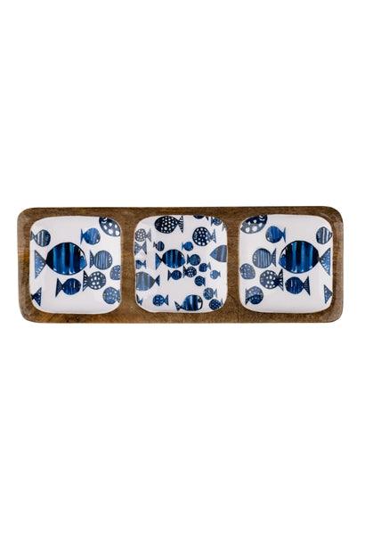 Shoeless Joe Barrier Reef Three Square's Tray | {{ collection.title }}