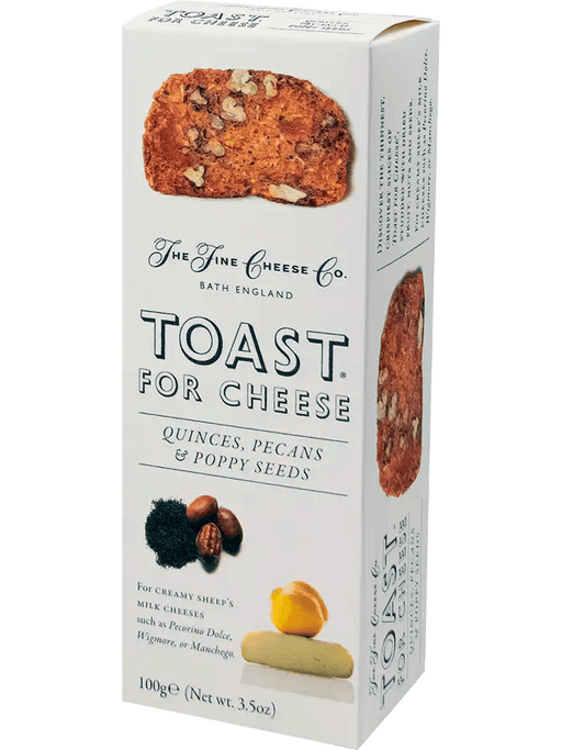The Fine Cheese Co. Toast fore cheese - Quince, Pecans & Poppy Seeds (100g) | {{ collection.title }}