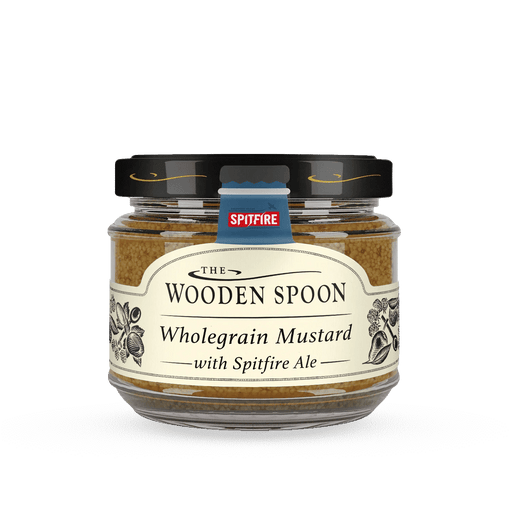The Wooden Spoon - Wholegrain Mustard with Spitfire Ale (185g) | {{ collection.title }}